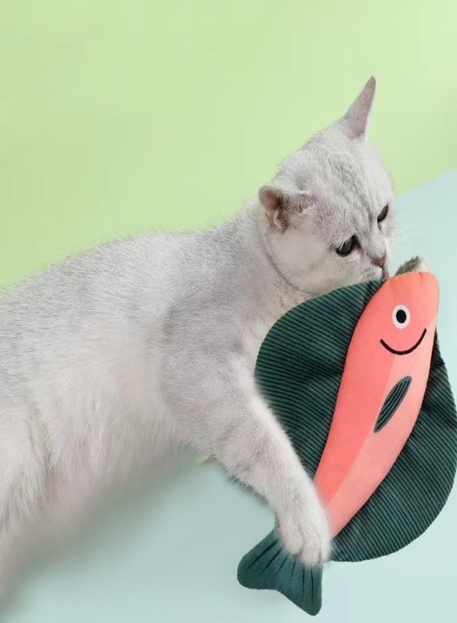 D&C PAWS Catnip Fish Toy for Cats Soft and Durable, Interactive Cat Fish Realistic Plush Toys for Indoor Kitten Exercise Teething Chew Toy for All Breeds (Pack of 1 Pcs, Multicolor) - Image 3